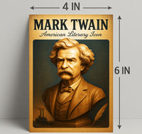 Mark Twain American Literary Icon Poster PosterGoat