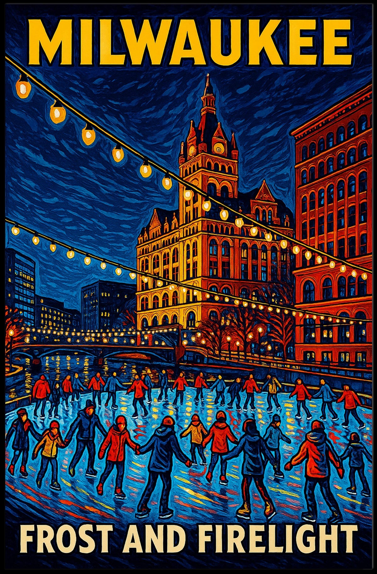 Milwaukee Frost And Firelight Poster