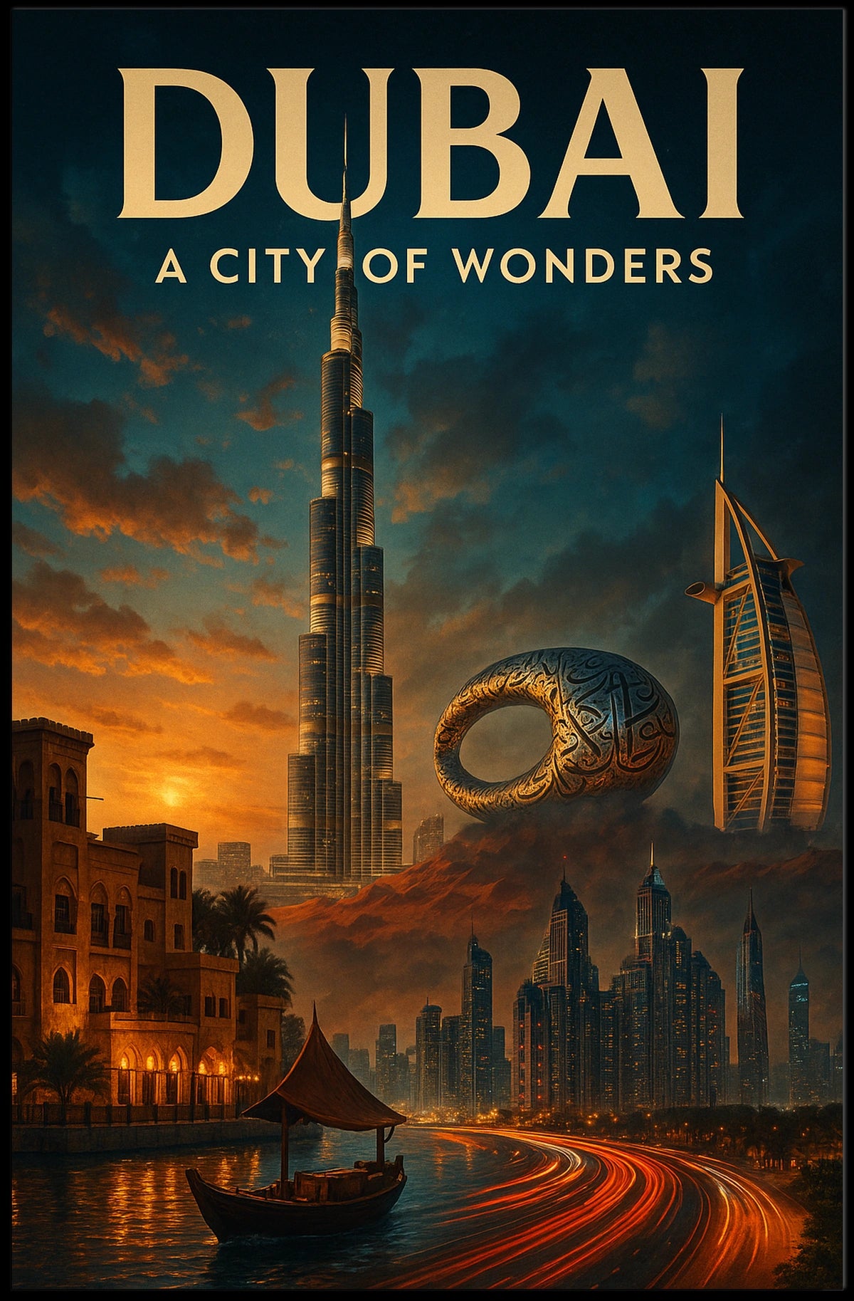 Dubai A City of Wonders Poster