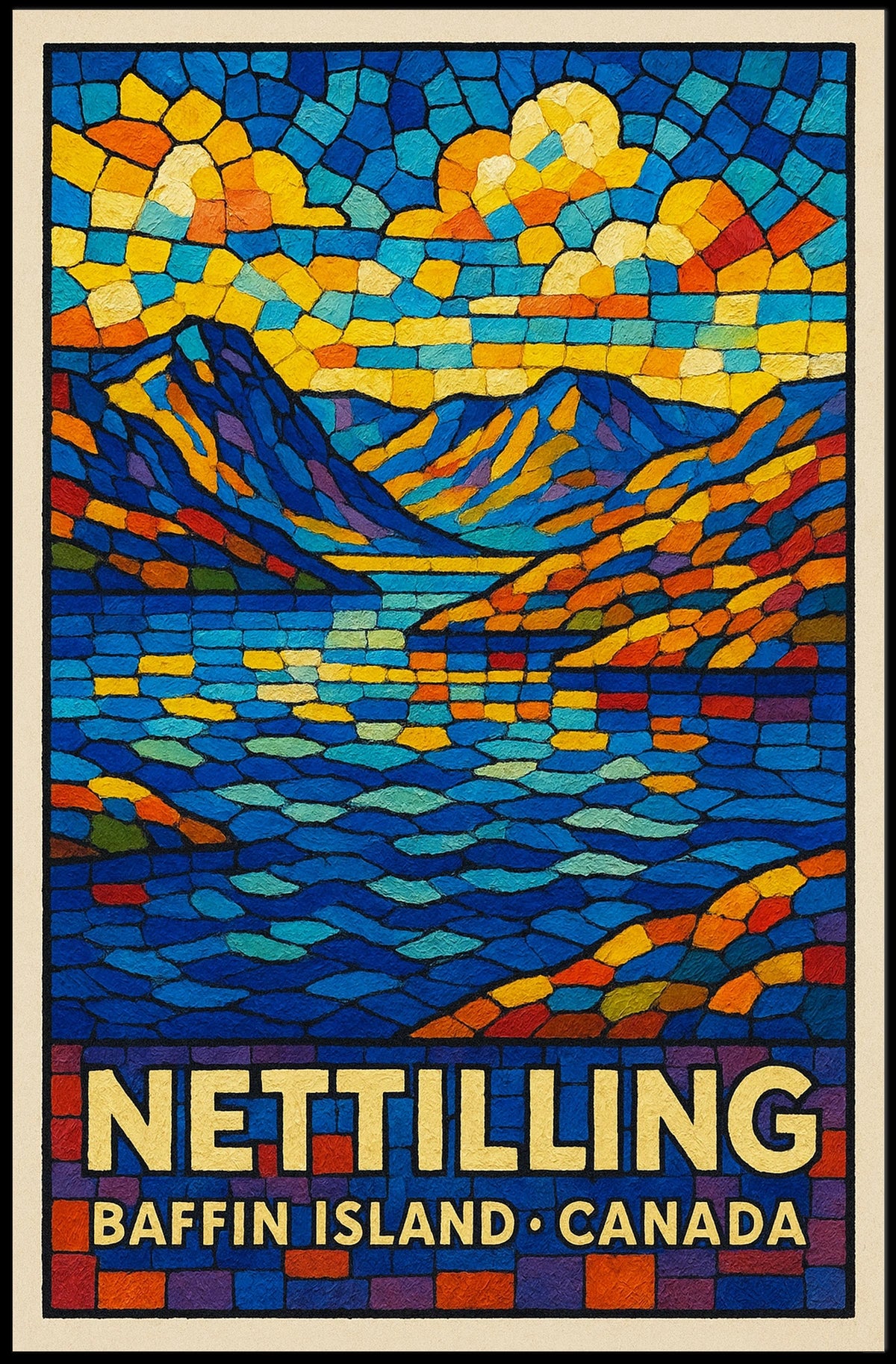 Nettilling Baffin Island, Canada Poster