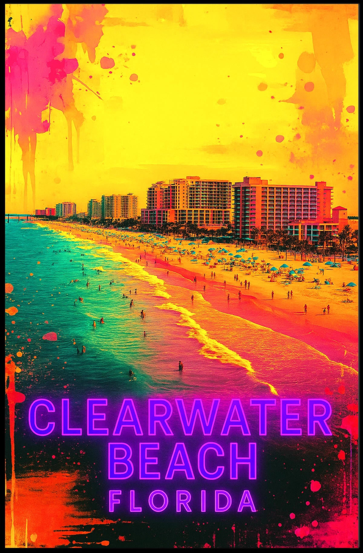 Clearwater Beach, Florida Poster