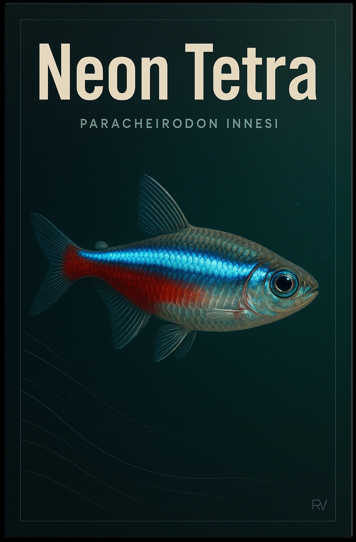 Neon Tetra Paracheirodon Innesi Poster