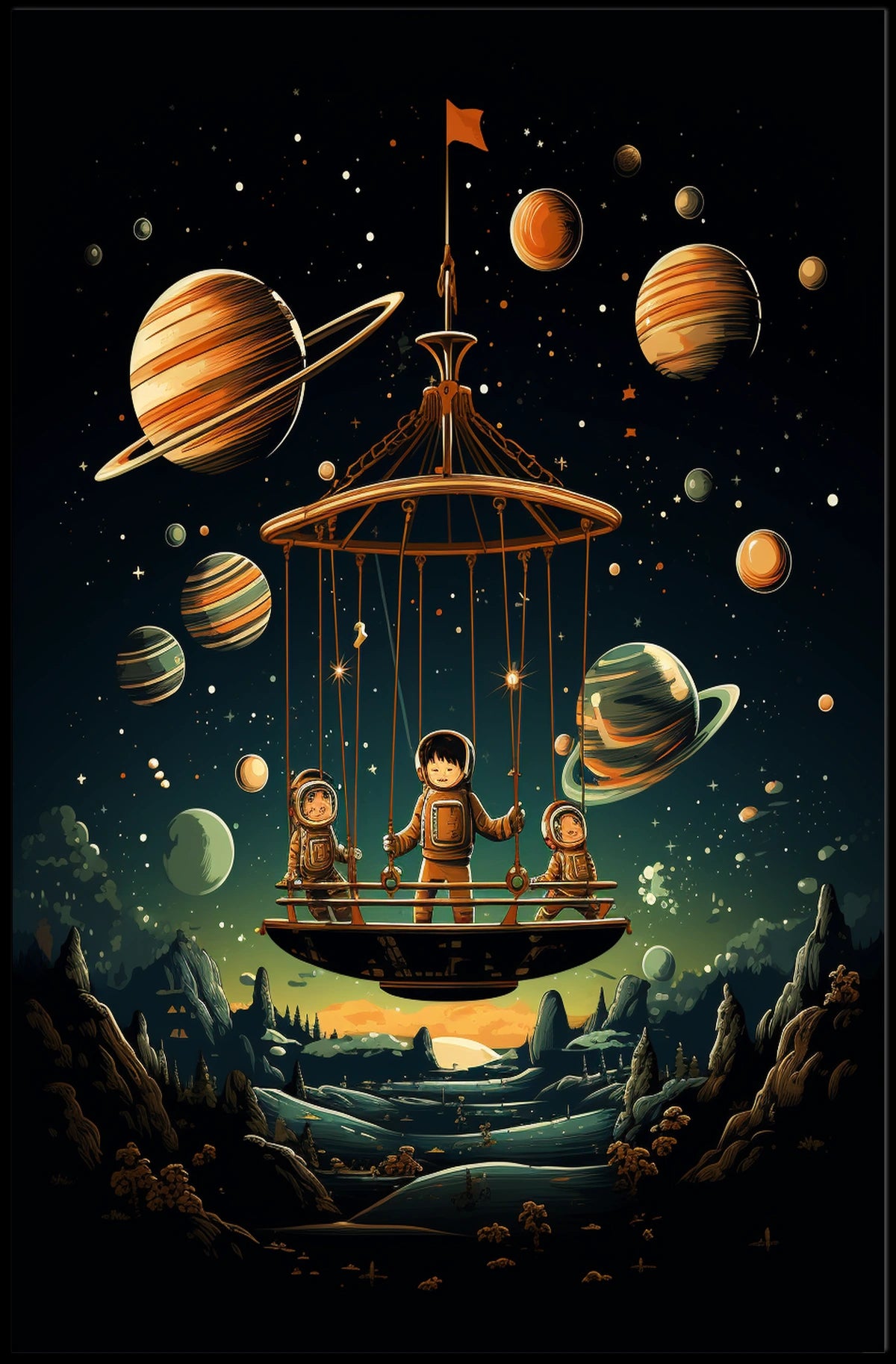 Cosmic Journey Poster
