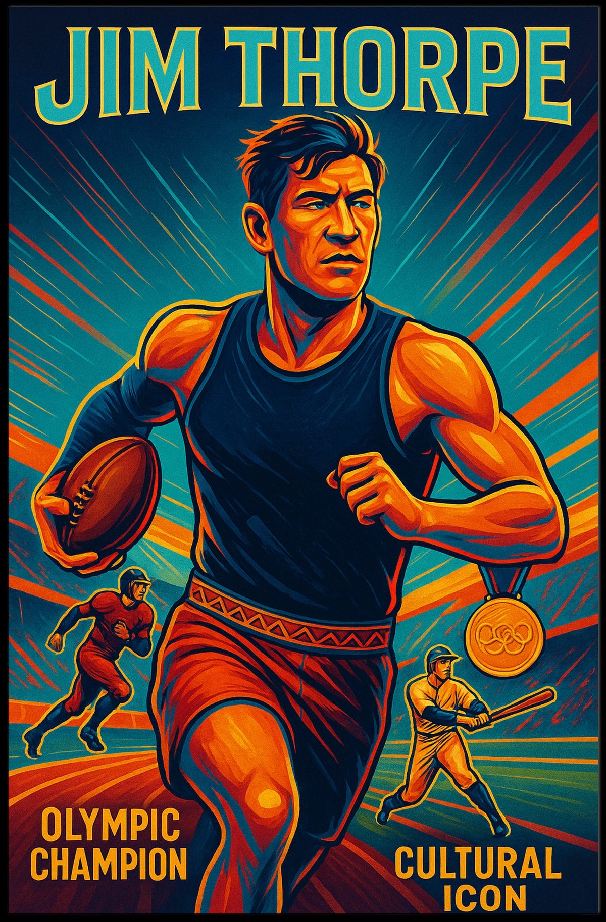 Jim Thorpe A Legacy of Excellence Jim Thorpe Poster