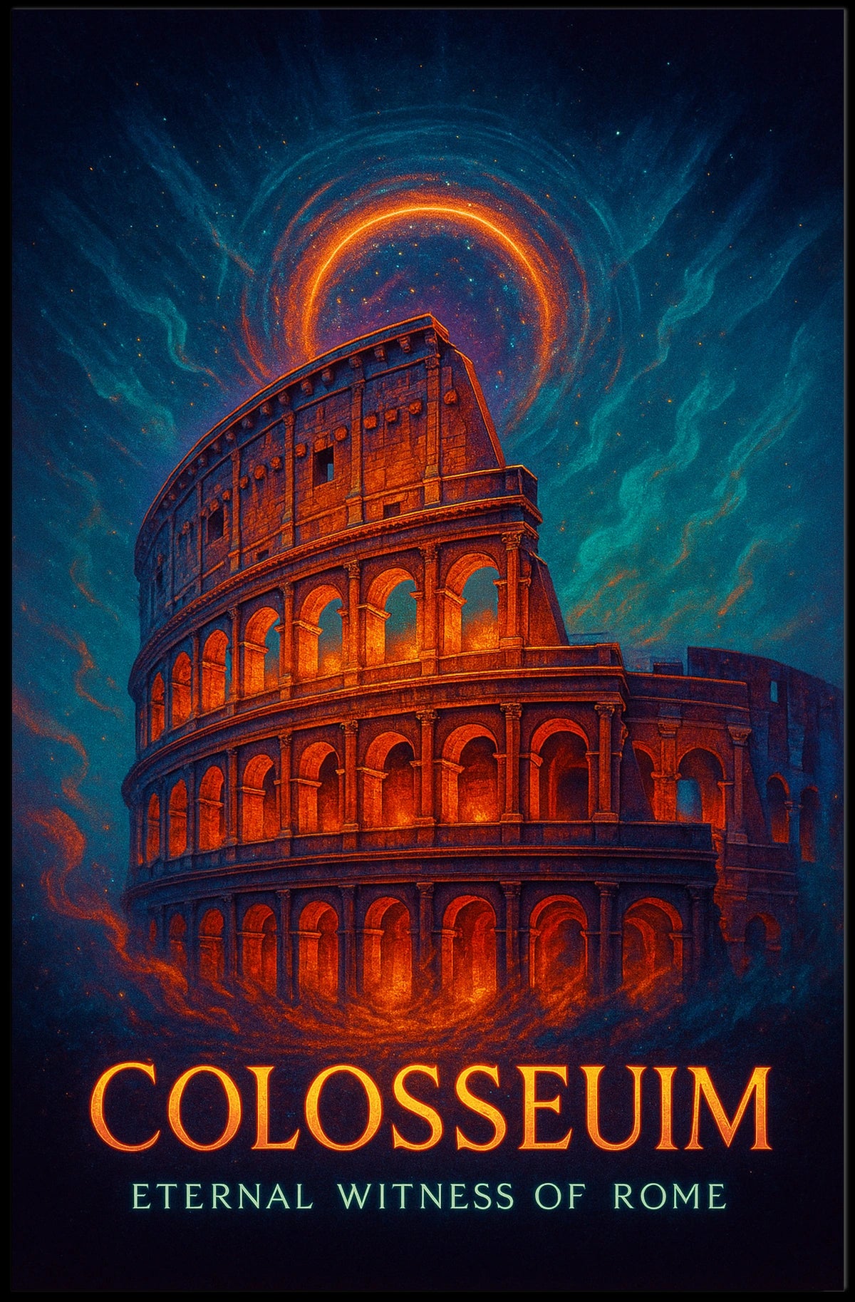 Colosseum Eternal Witness of Rome Poster