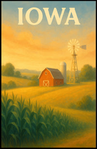 Iowa Countryside Poster