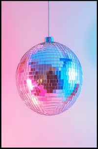 Disco Ball Extravaganza: Retro Nightlife Music or Concert Poster PosterGoat