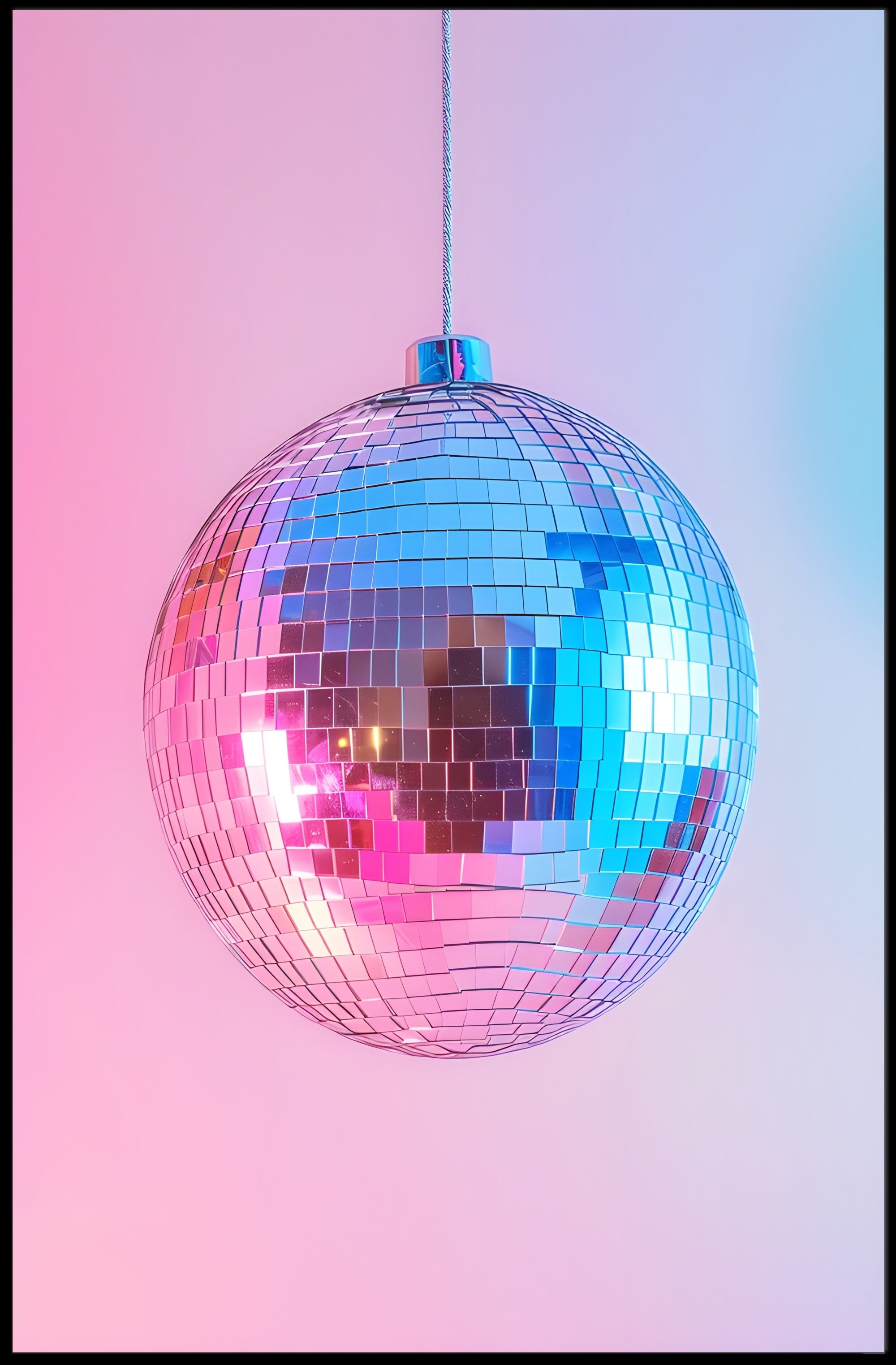 Disco Ball Extravaganza: Retro Nightlife Music or Concert Poster PosterGoat