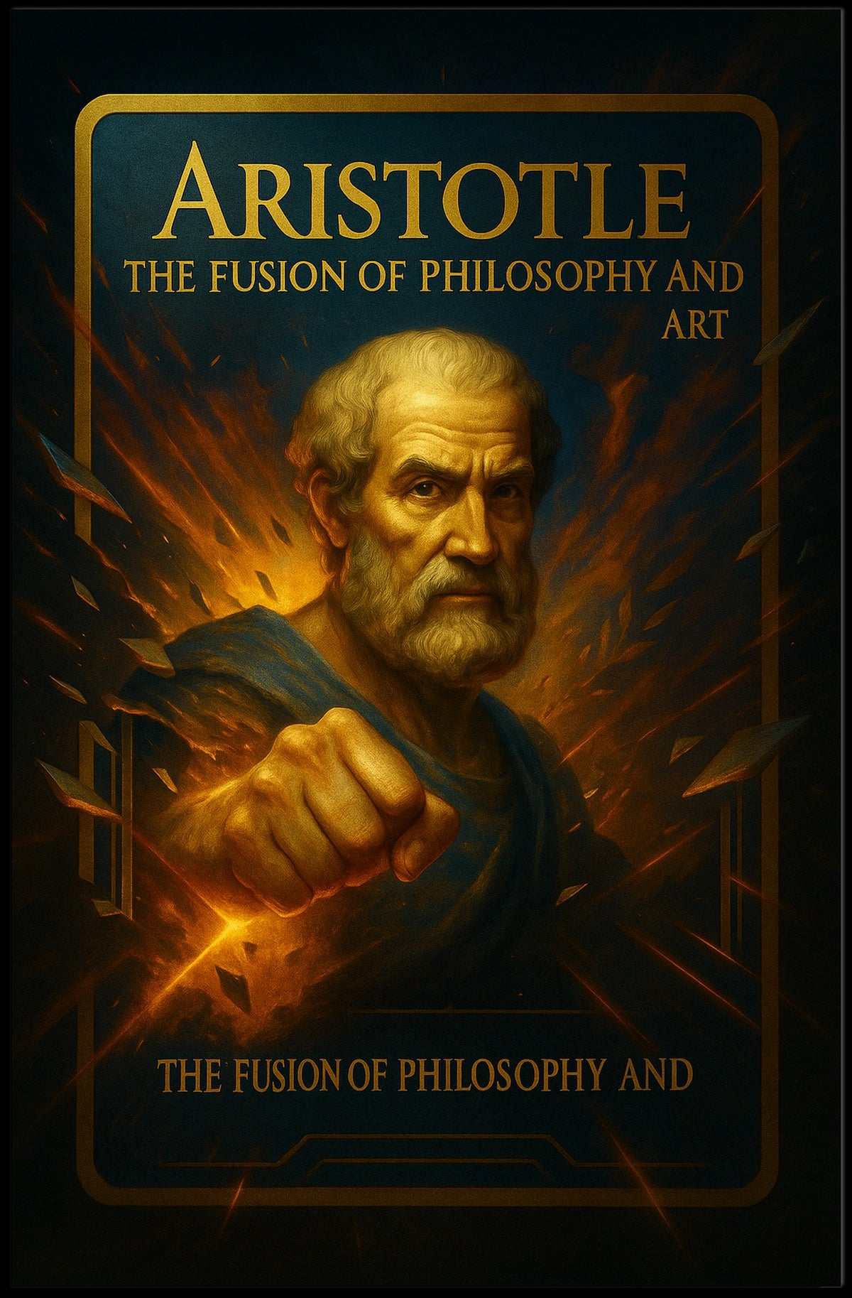 Aristotle The Fusion Of Philosophy And Poster