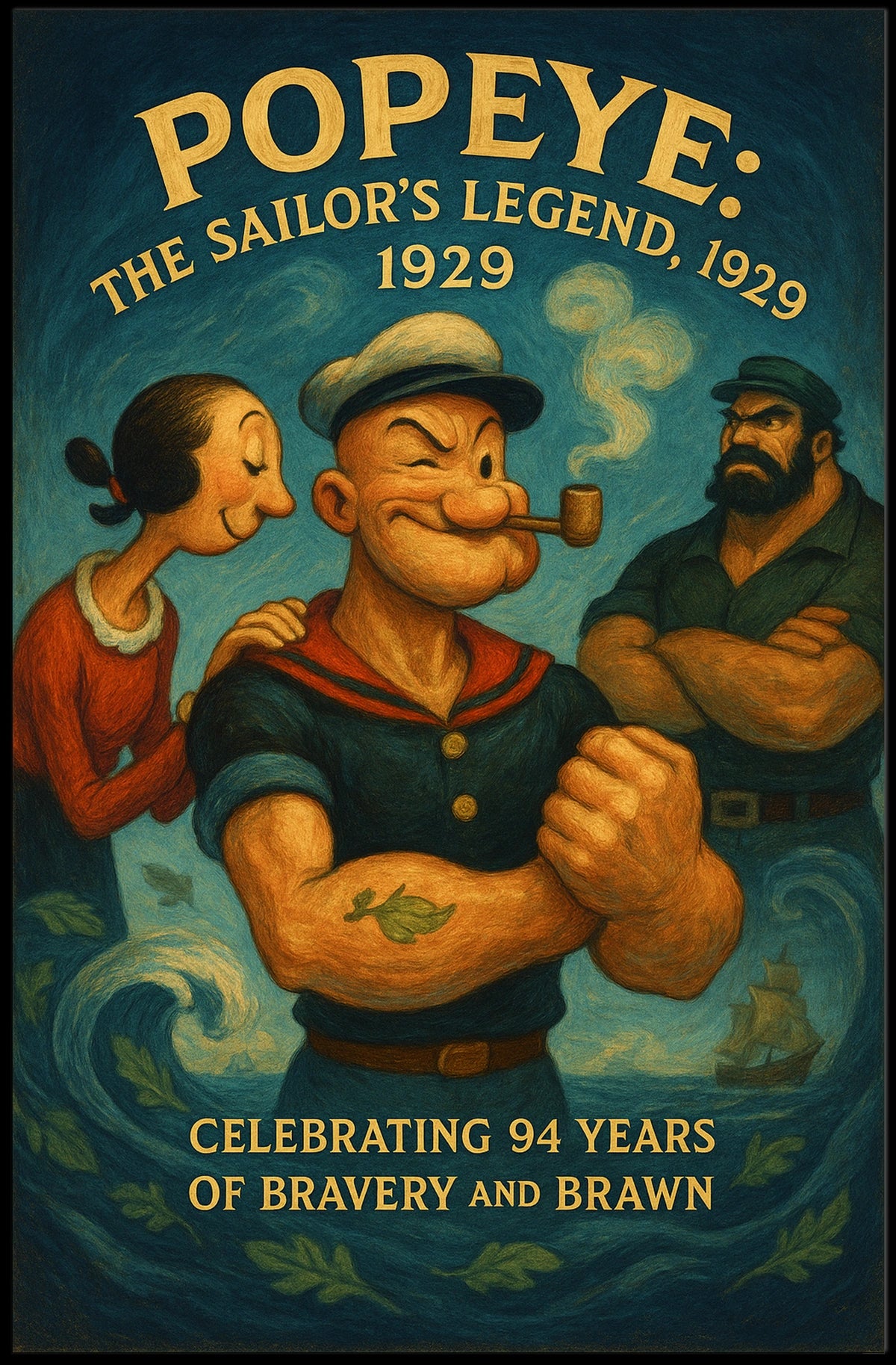 Popeye 1929 Art Poster POP-173
