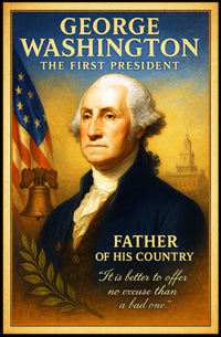 George Washington The First President Poster PosterGoat