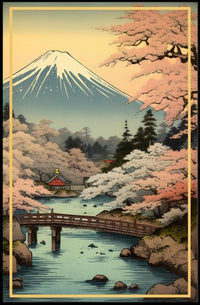 Tranquil Spring in Japan Poster