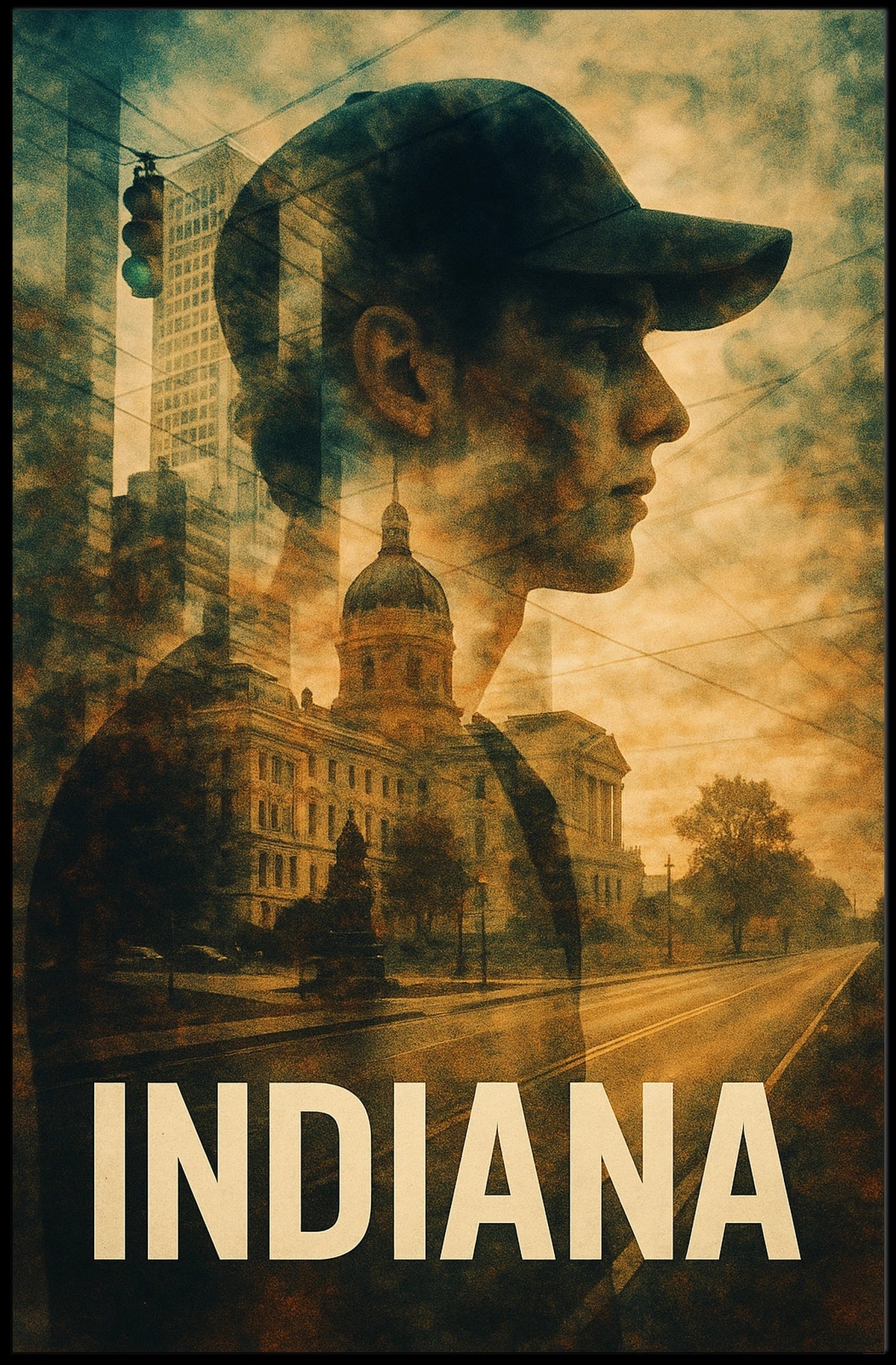 Indiana Reflections Poster