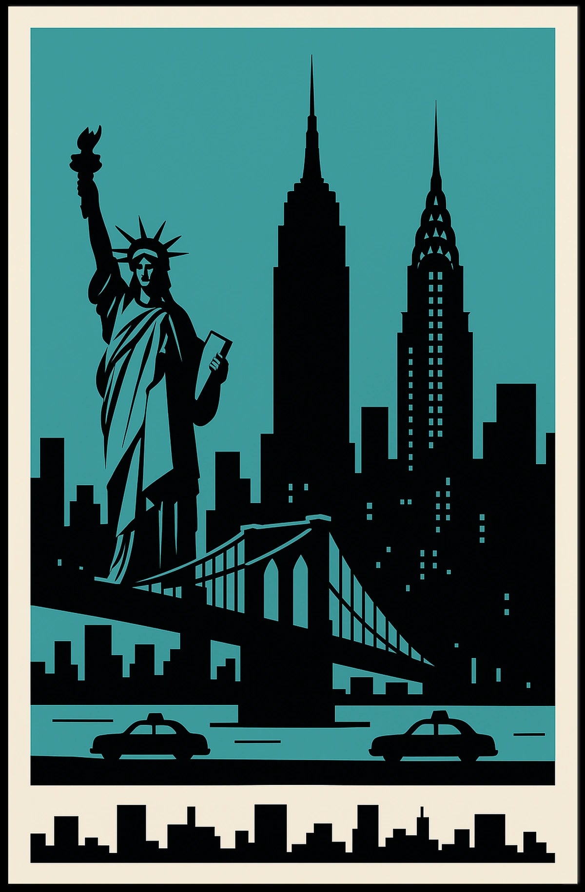 Iconic New York City Poster