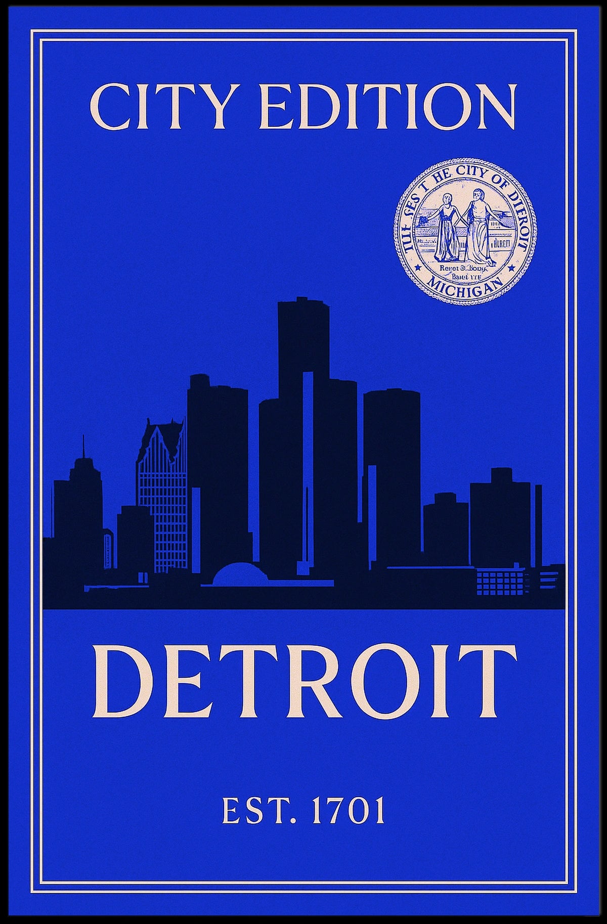 Detroit City Edition Poster