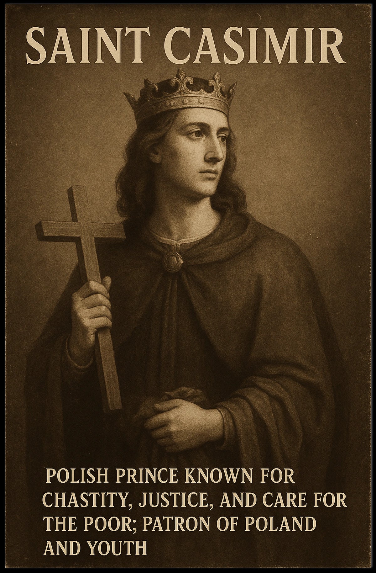 Saint Casimir Patron Of Poland And Poster