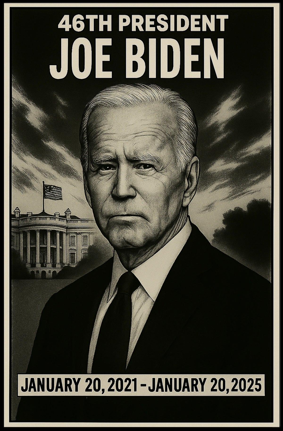 Joe Biden 46Th President Poster
