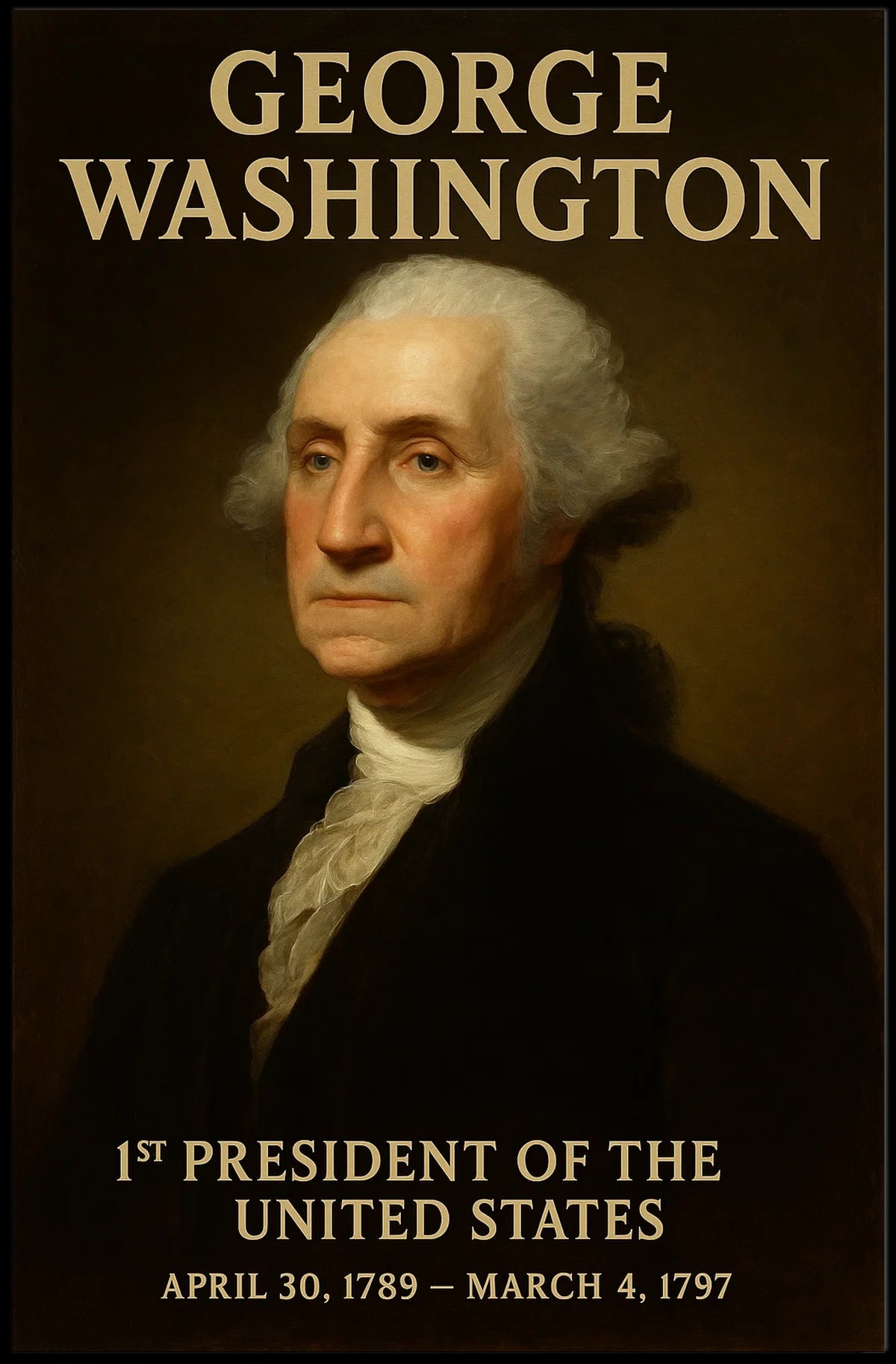 George Washington 1St President Poster