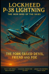 Lockheed P-38 Lightning Poster