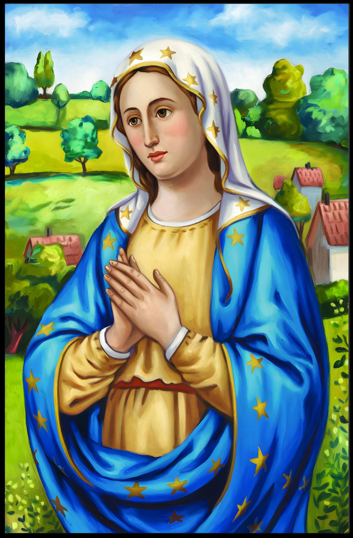 Serene Devotion Poster