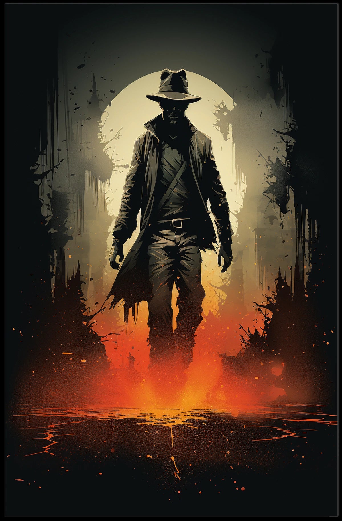 Lone Ranger In The Shadows Poster