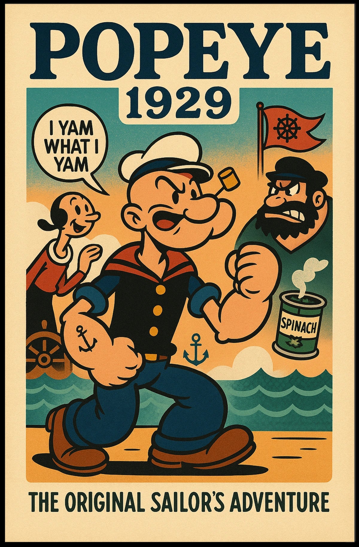 Popeye 1929 Art Poster POP-169