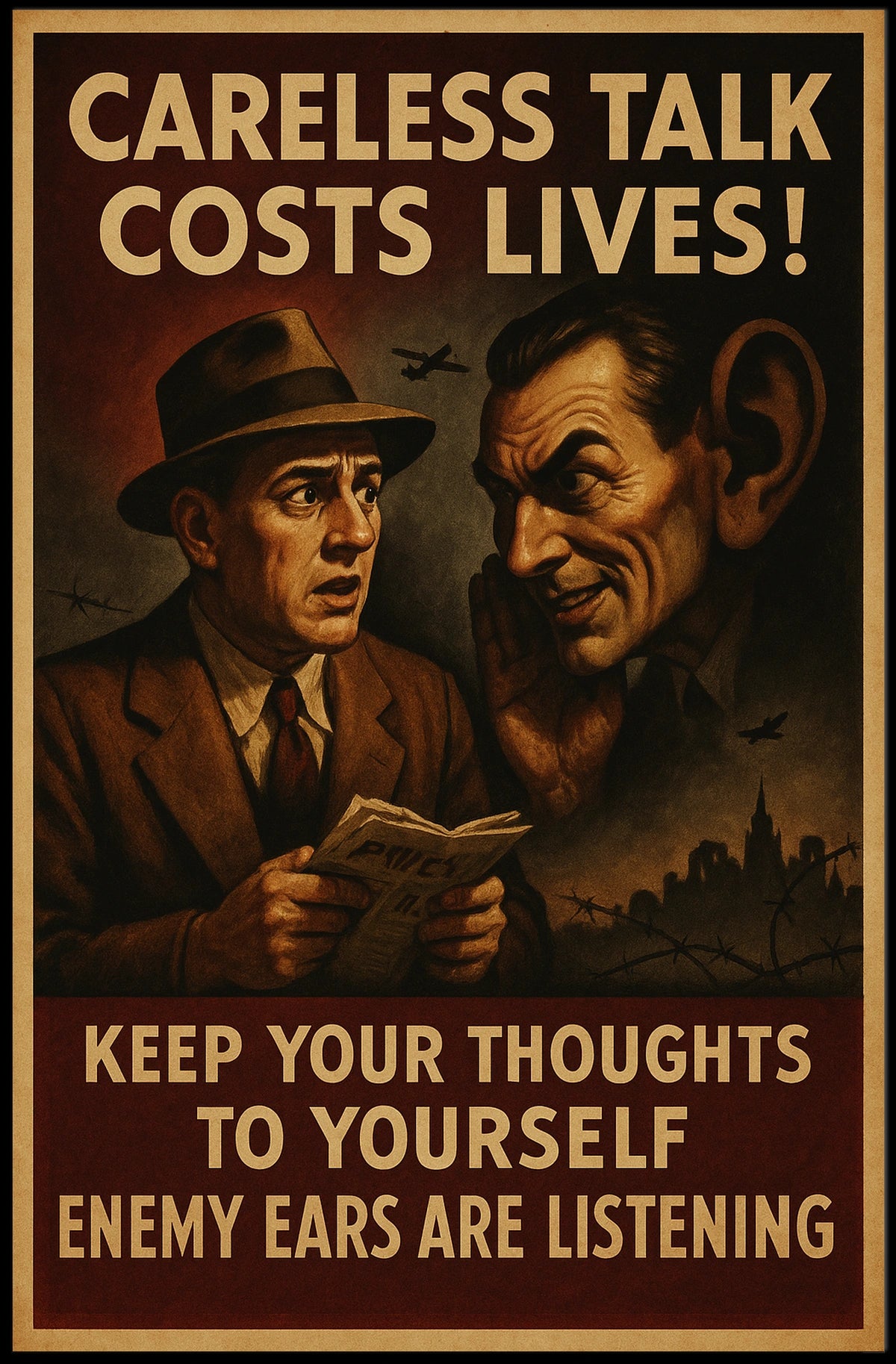 Careless Talk Costs Lives Poster