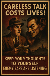 Careless Talk Costs Lives Poster