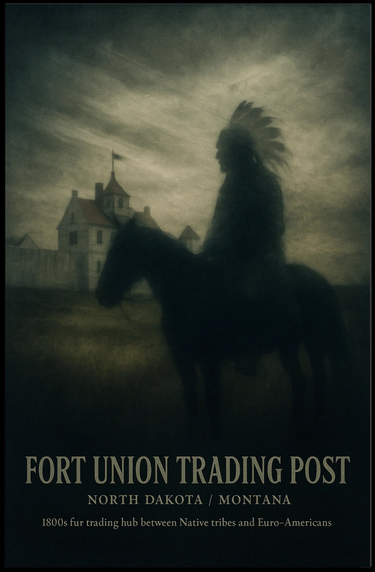 Fort Union Trading Post Poster