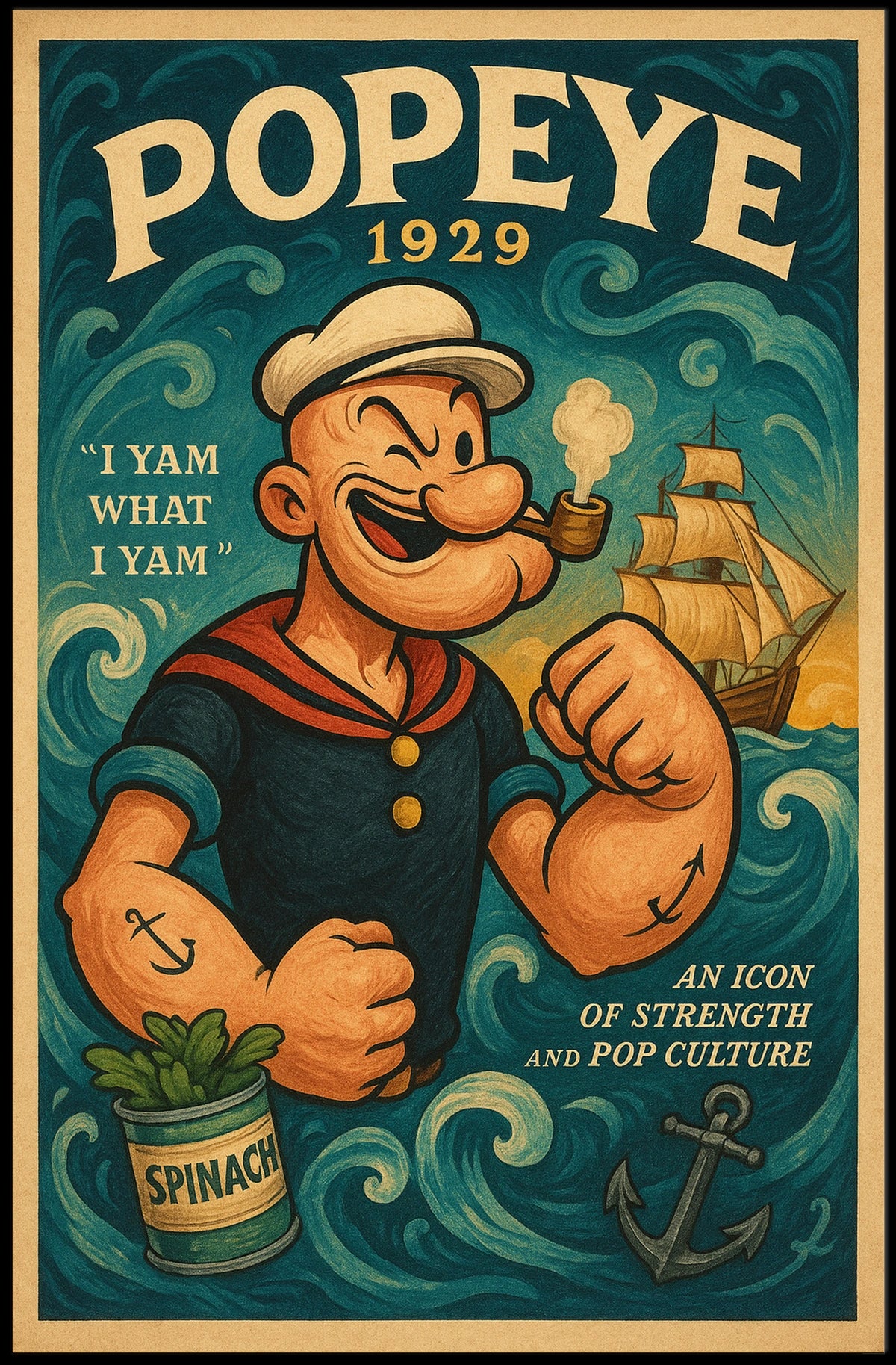 Popeye 1929 Art Poster POP-97