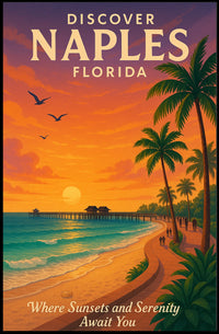Discover Naples, Florida Poster