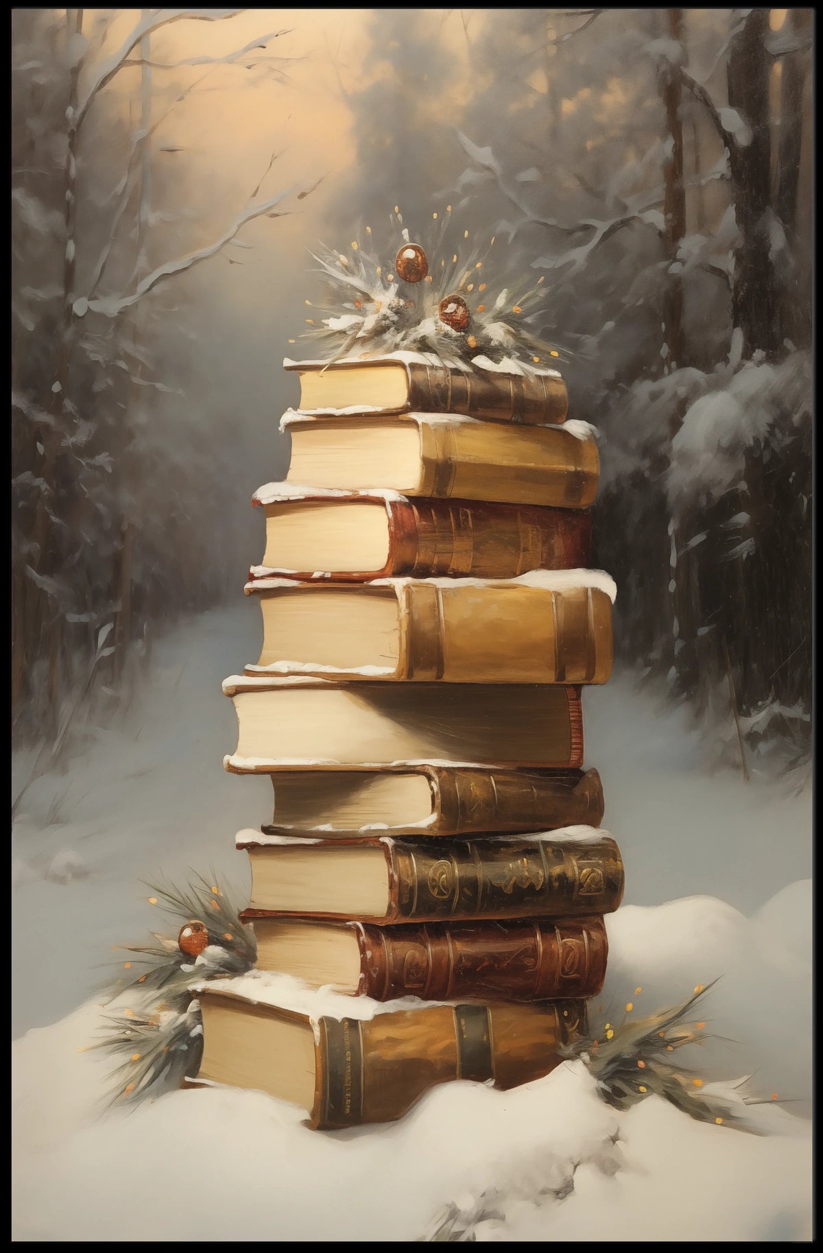 WinterS Tale Of Books Poster