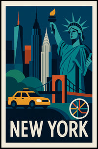 Iconic New York City Poster