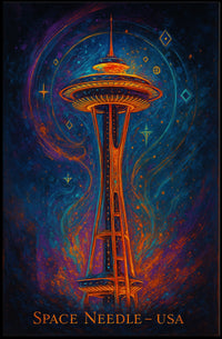 Space Needle USA Poster