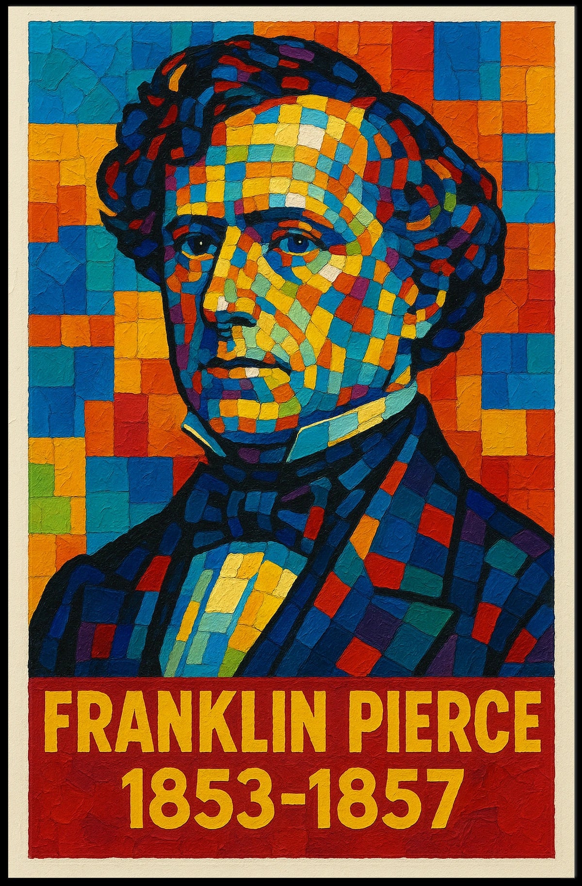 Franklin Pierce 14Th President Poster