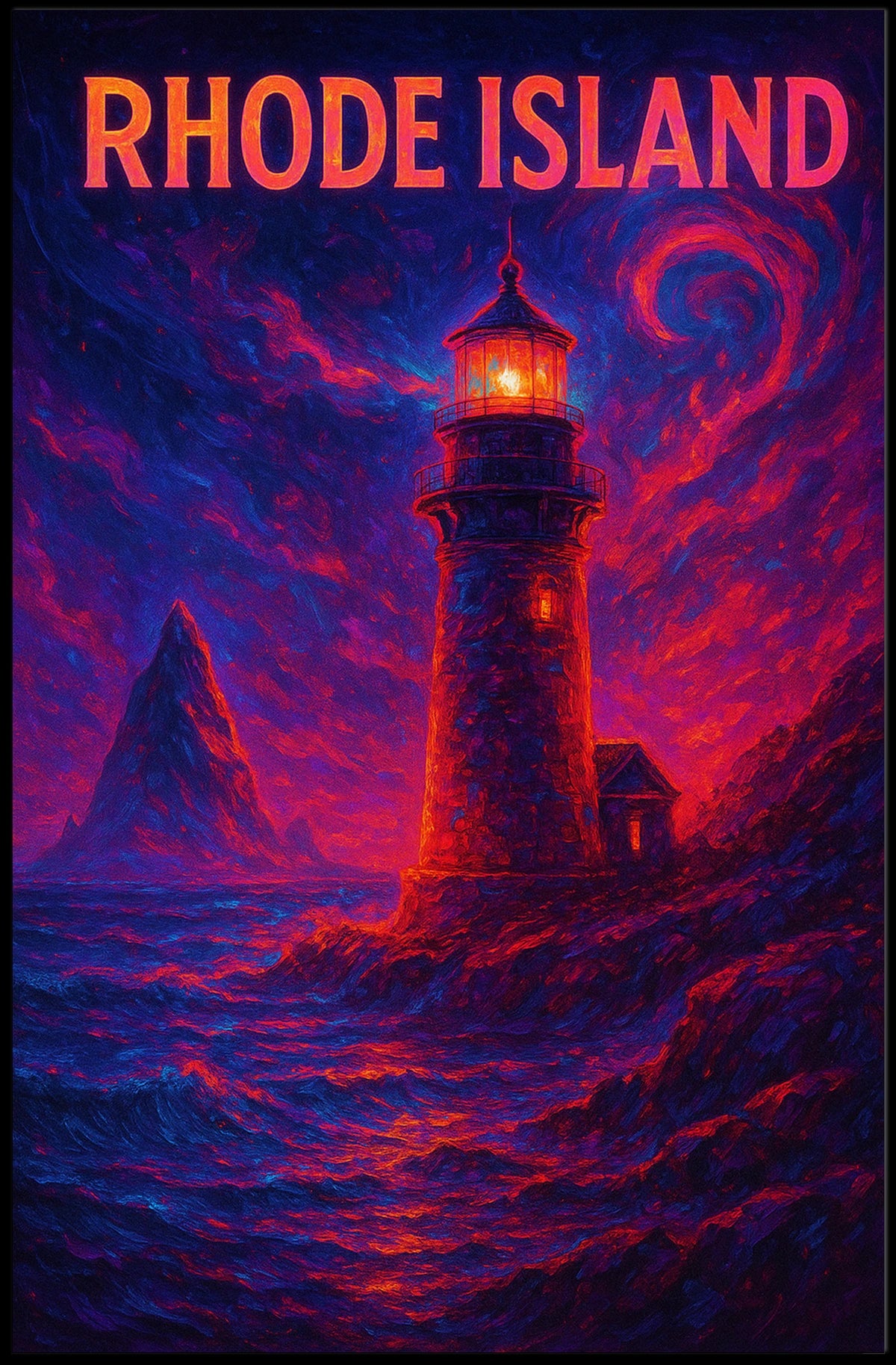 Rhode Island Lighthouse Poster