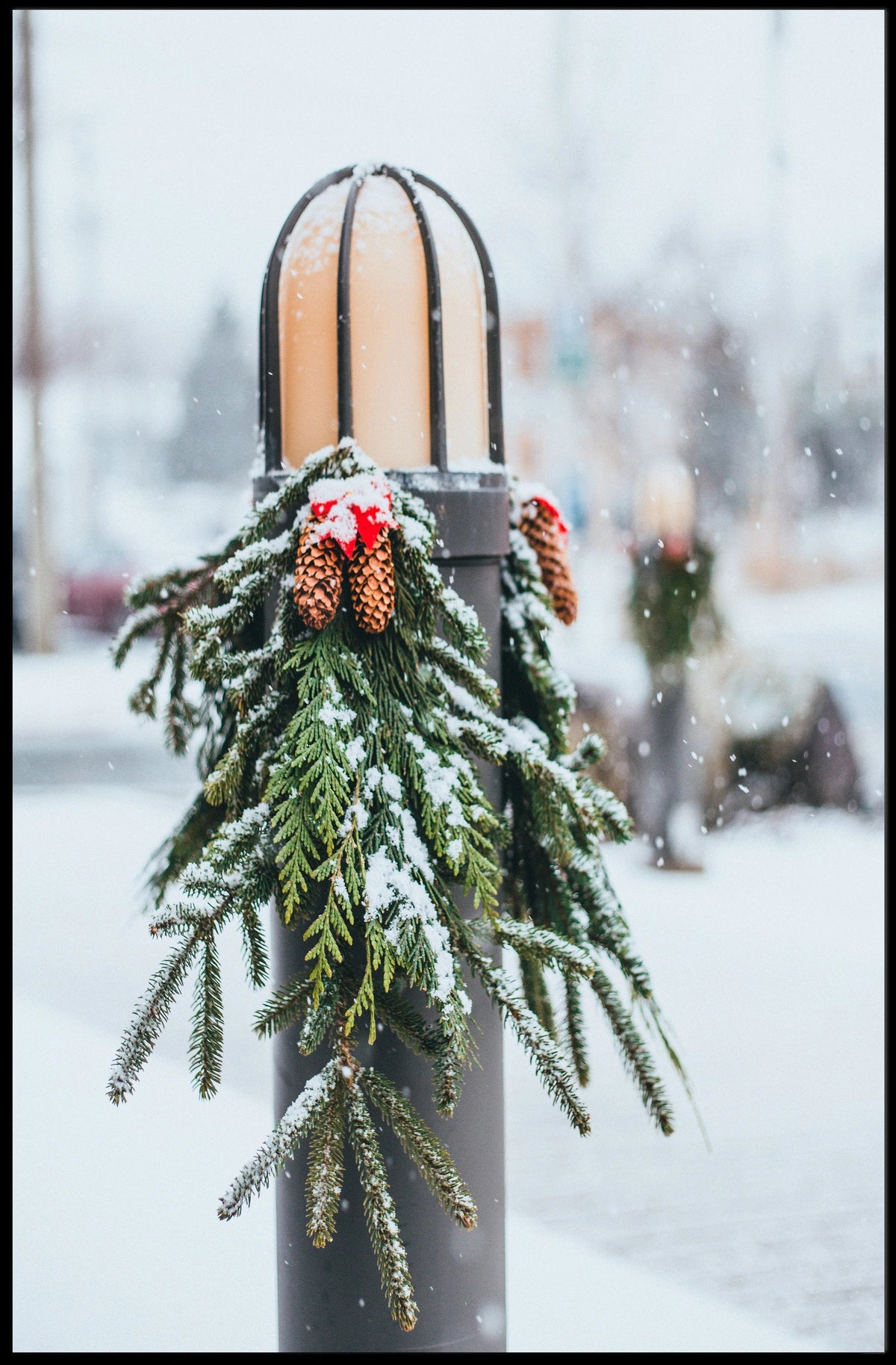 Winter Holiday Decor Poster