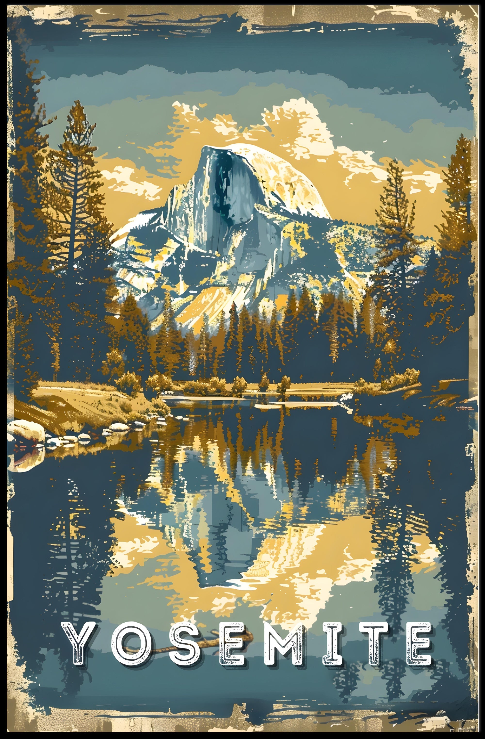 Yosemite Poster Art Poster