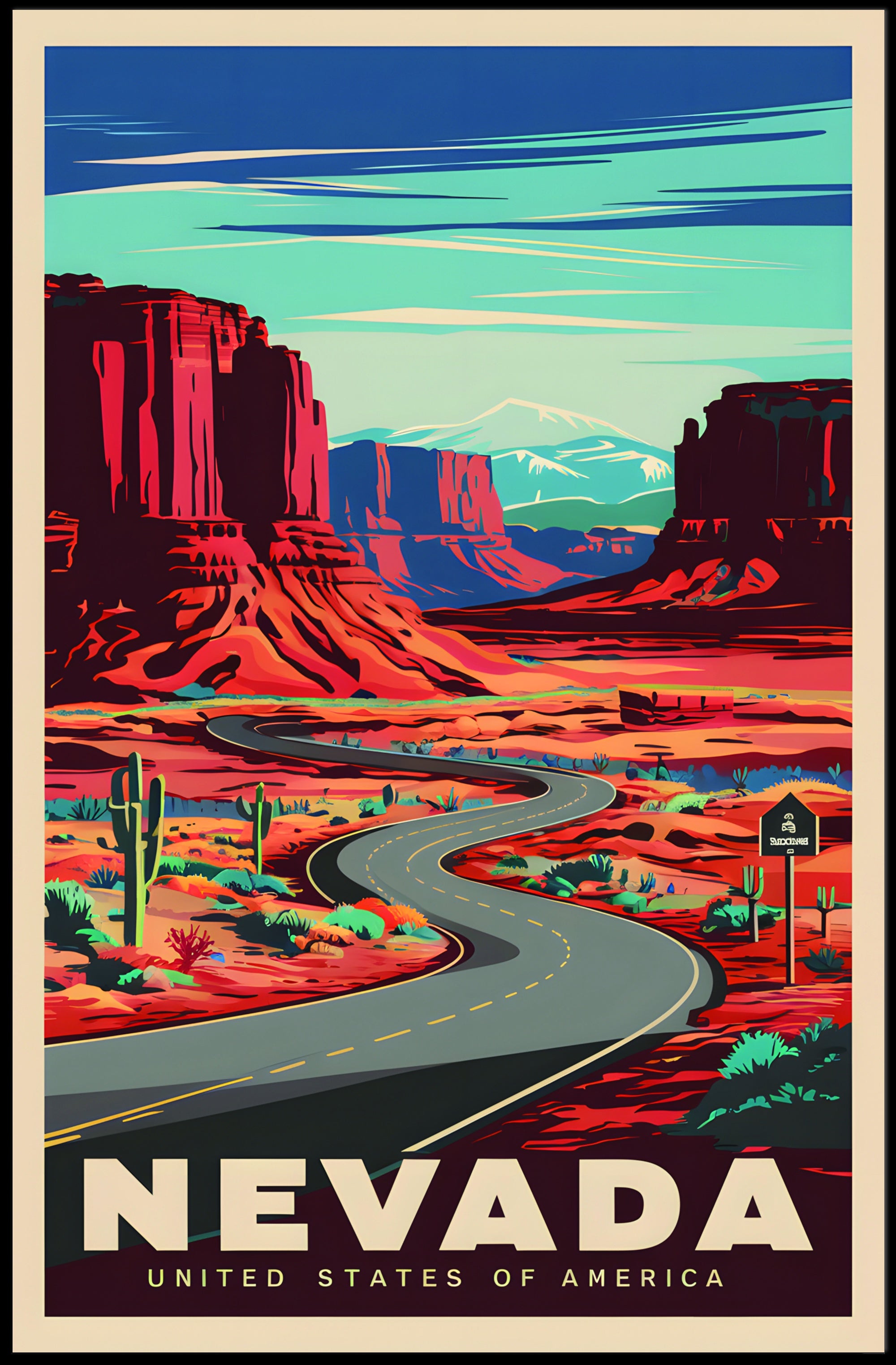 Scenic Nevada Poster