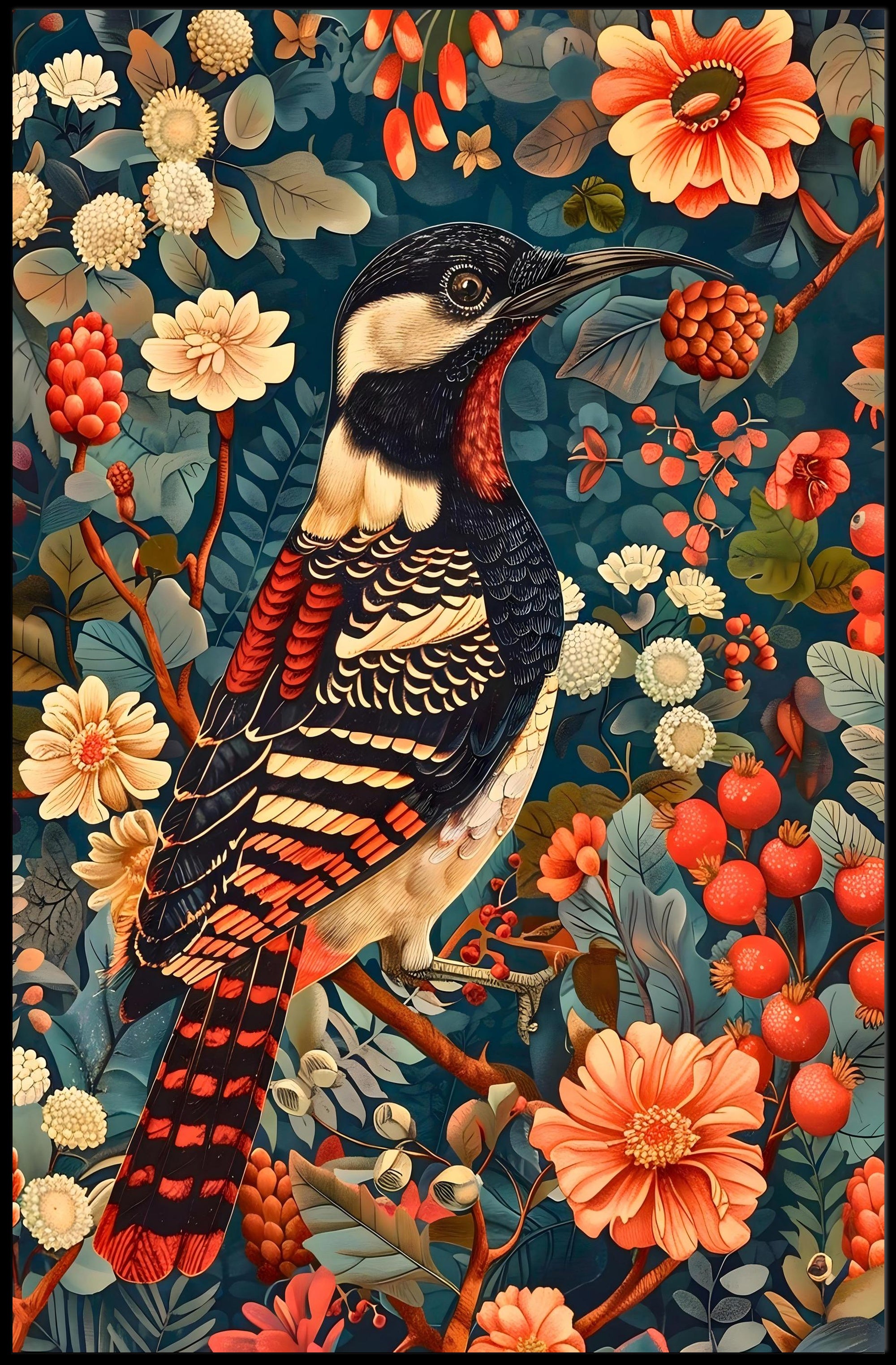 Vibrant Nature Symphony Wall Art Print