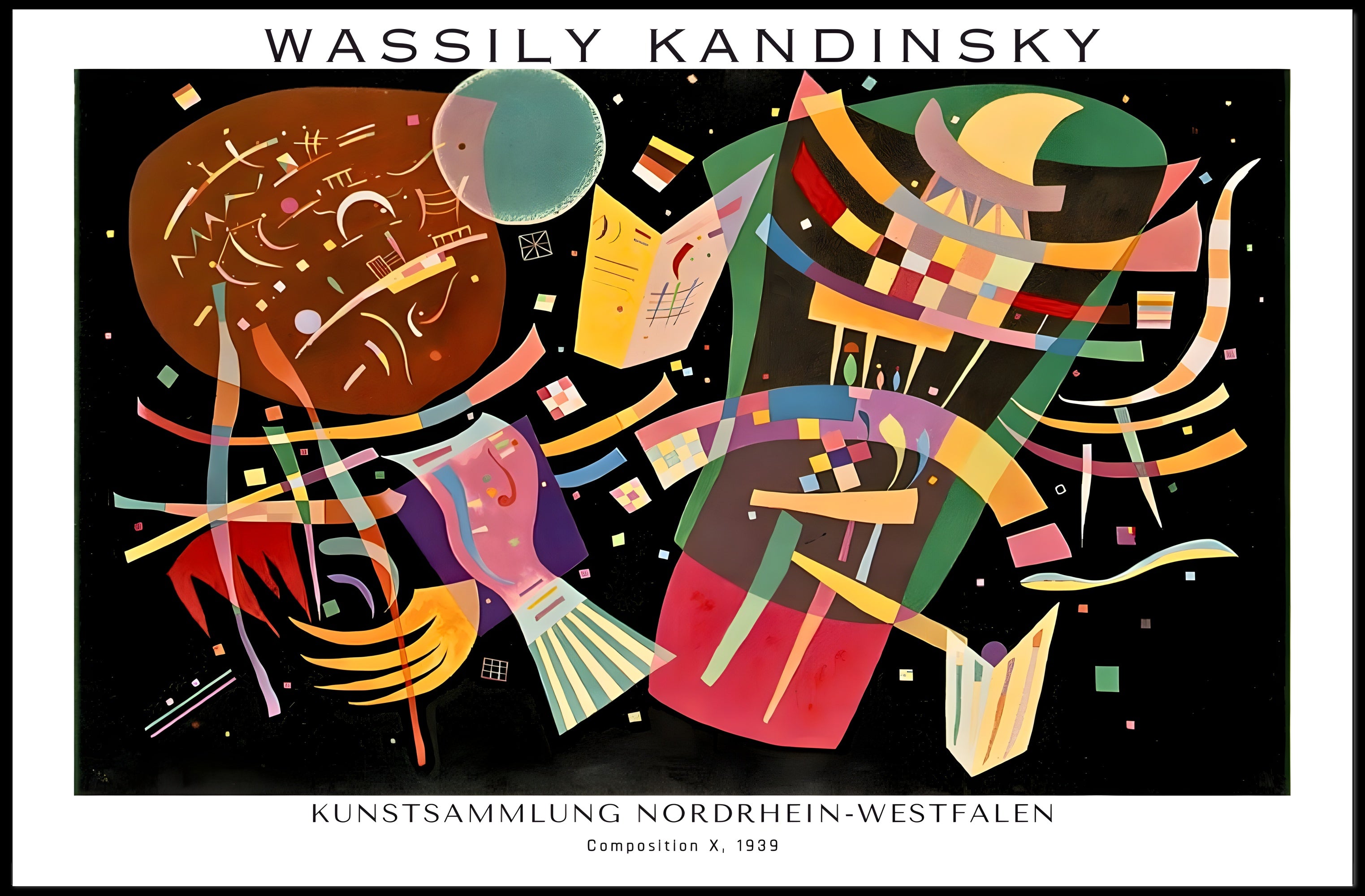 Wassily Kandinsky Composition X Poster