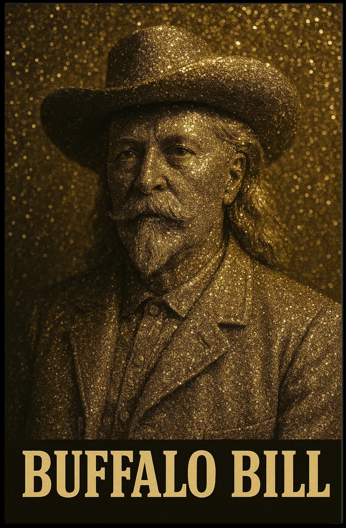 Buffalo Bill Western Portrait: Cultural or Heritage Poster