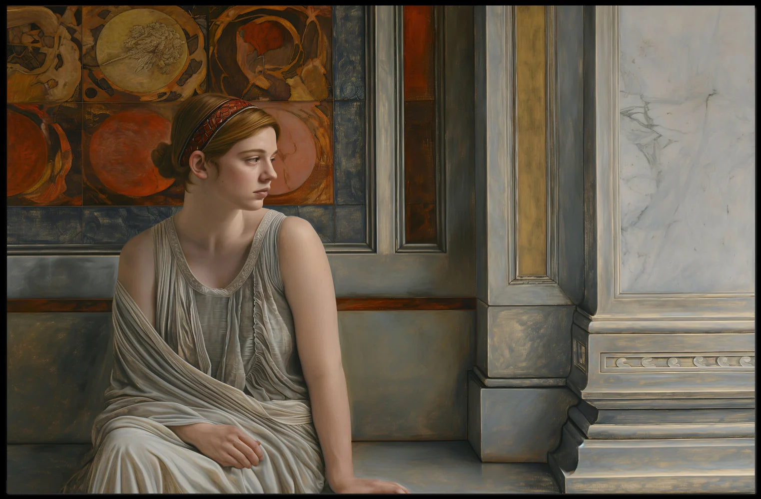 Classical Serenity: Timeless Greco-Roman Art Poster