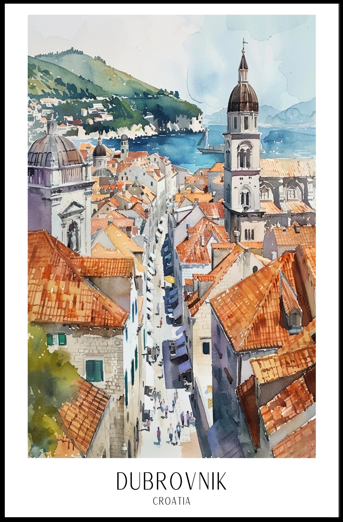 Dubrovnik, Croatia Poster