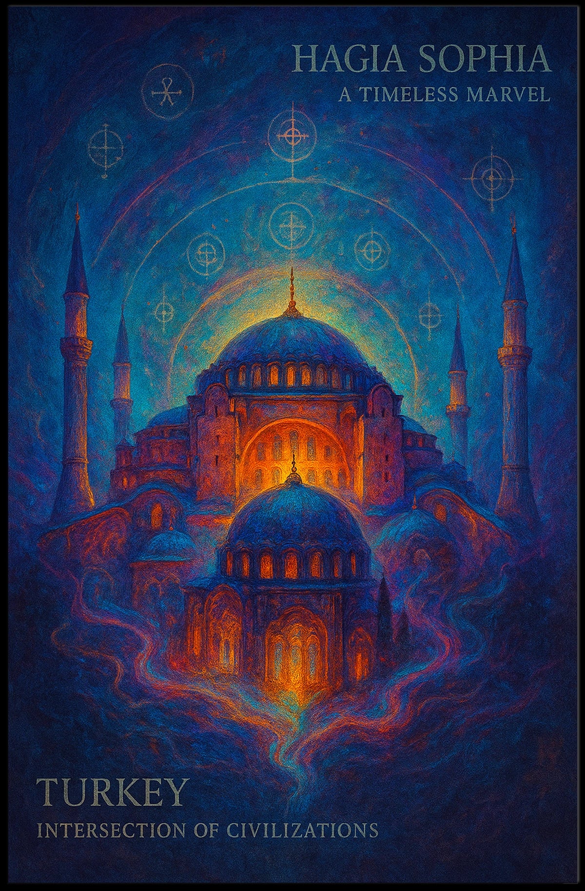 Hagia Sophia A Timeless Marvel Poster