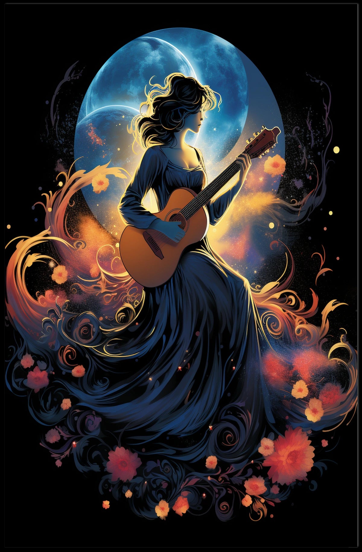 Moonlit Melody Poster