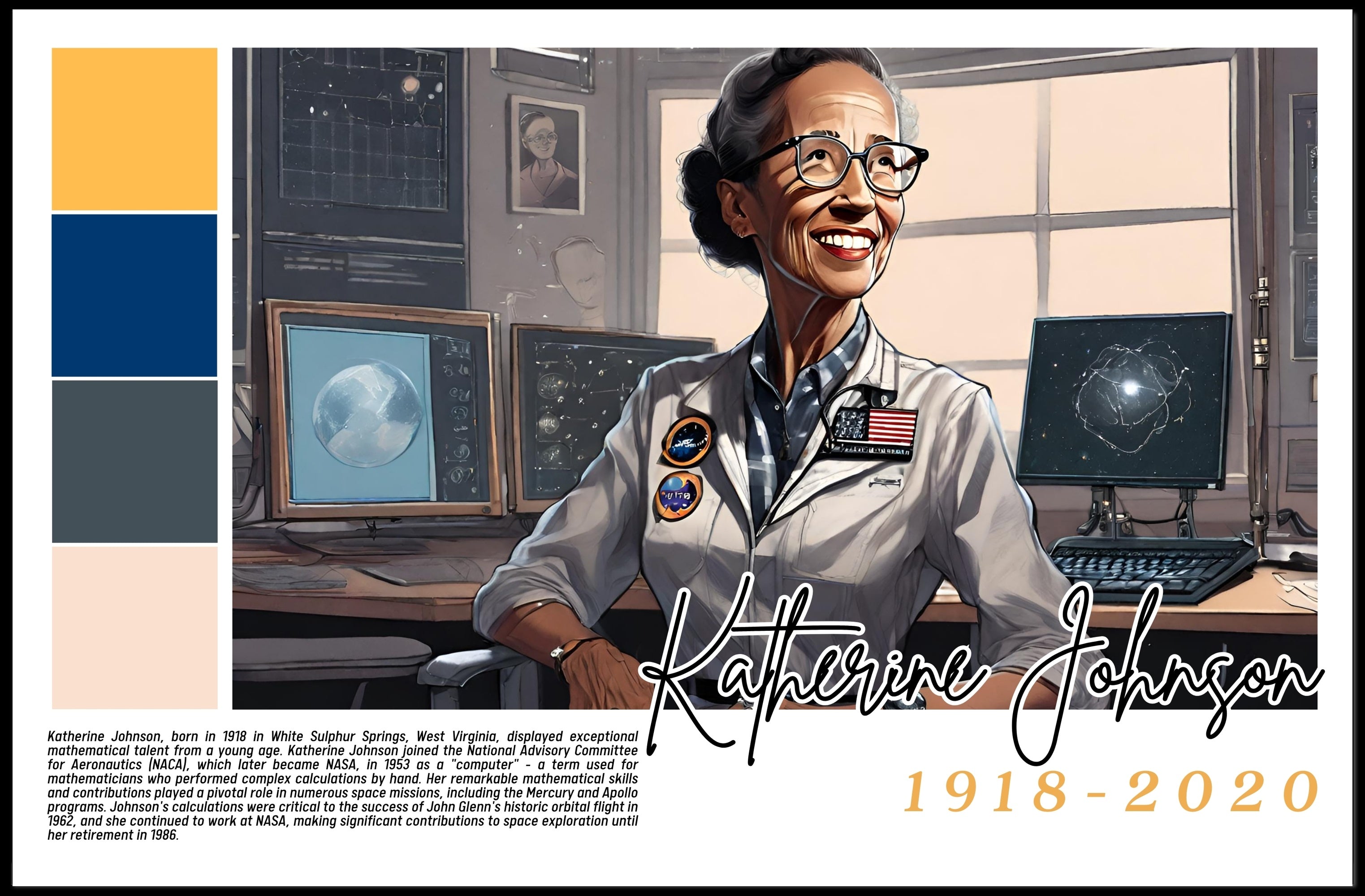 Tribute to a Pioneering Mathematician Poster