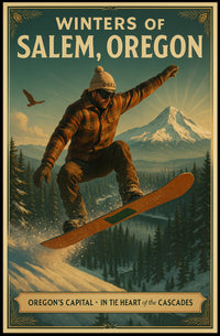 Winters of Salem, Oregon Poster