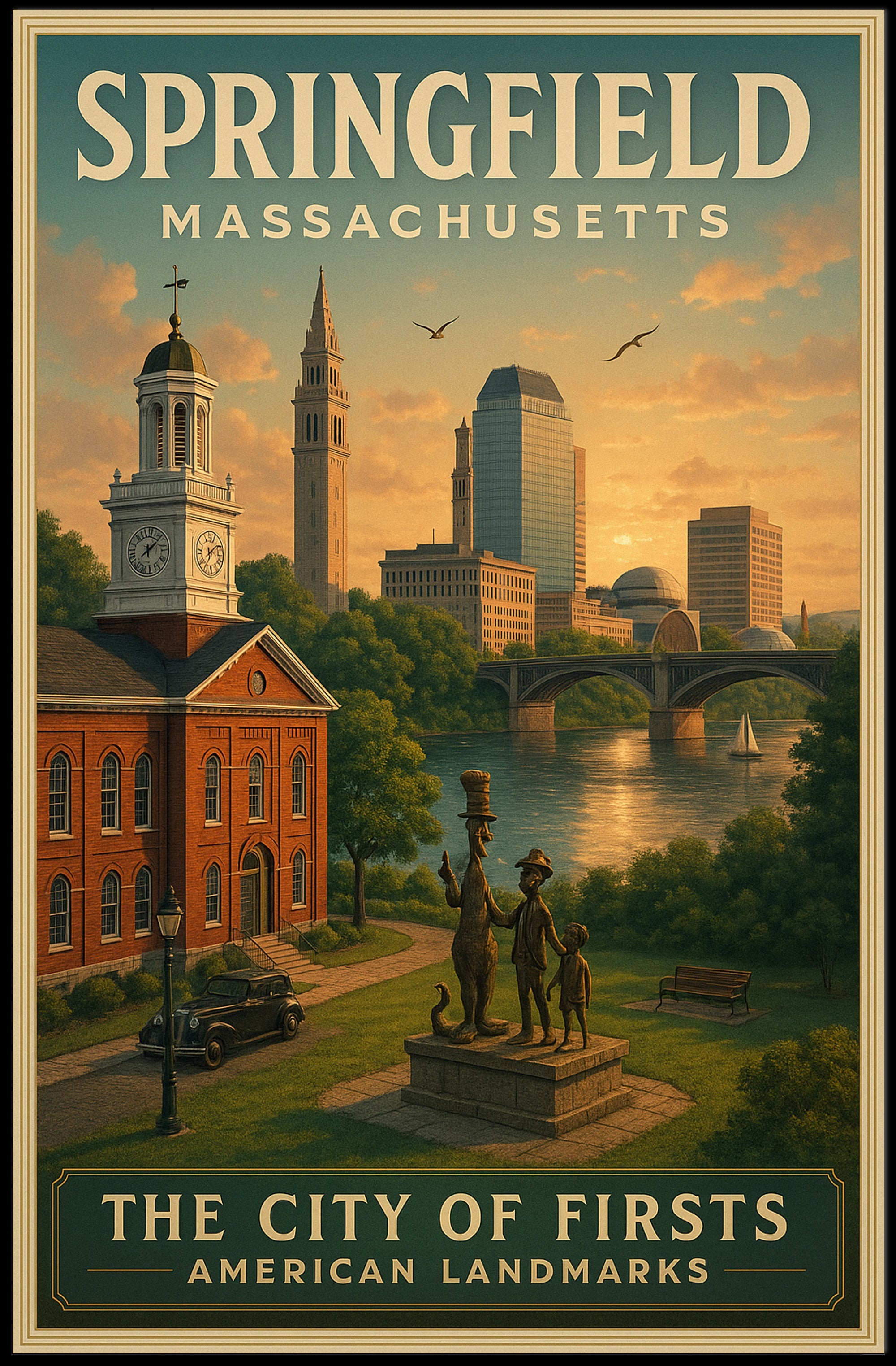 Springfield: The City of Firsts Poster