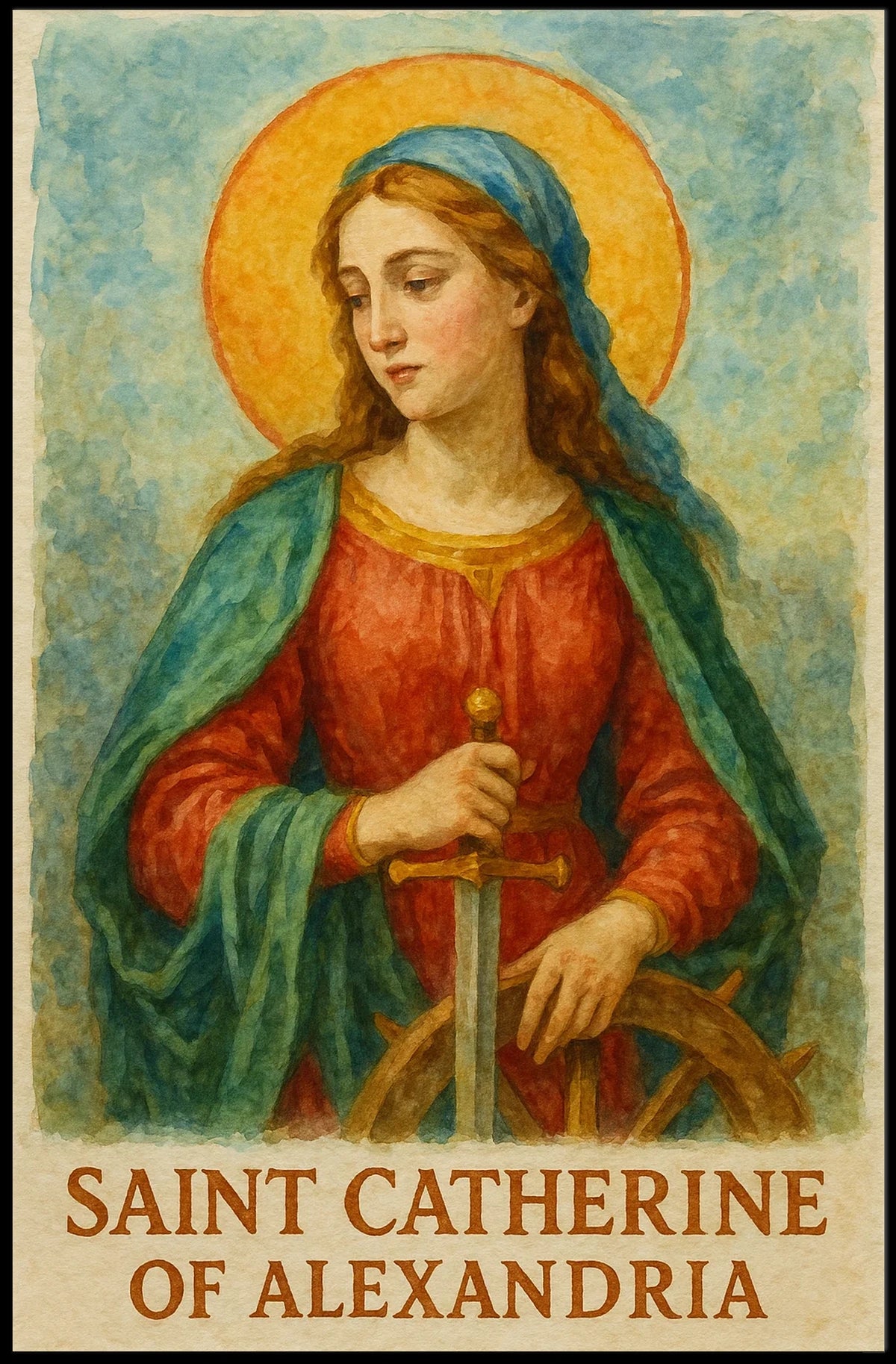 Saint Catherine of Alexandria Poster